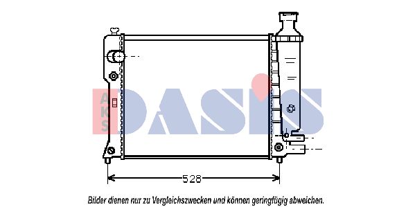 AKS DASIS Radiaator,mootorijahutus 161220N